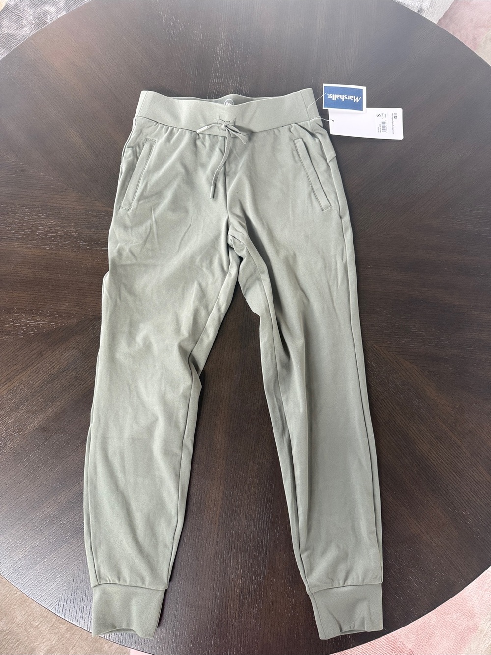 90degrees girls Olive Drawstring Joggers NWT size 7/8